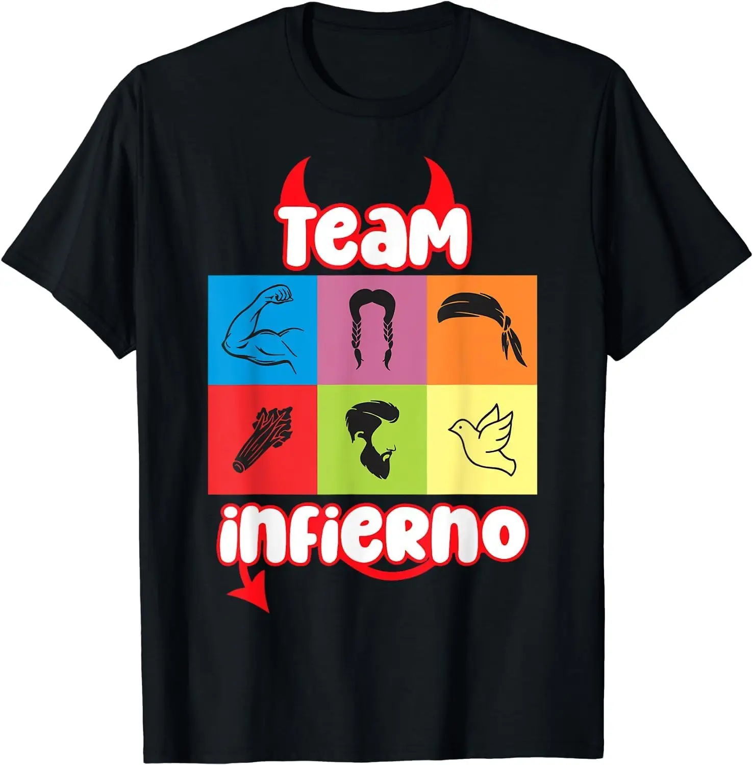 Team Infierno T-Shirt  High Quality 100%Cotton Short Sleeve