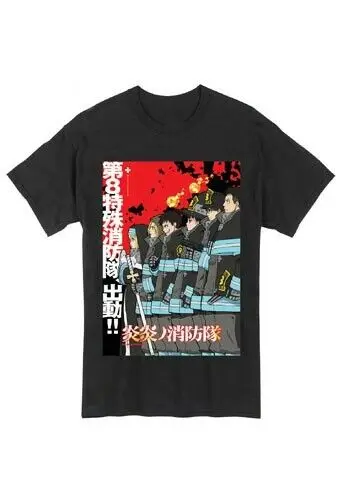 Fire Force Teaser Men's T-Shirt Licensed Anime NEW