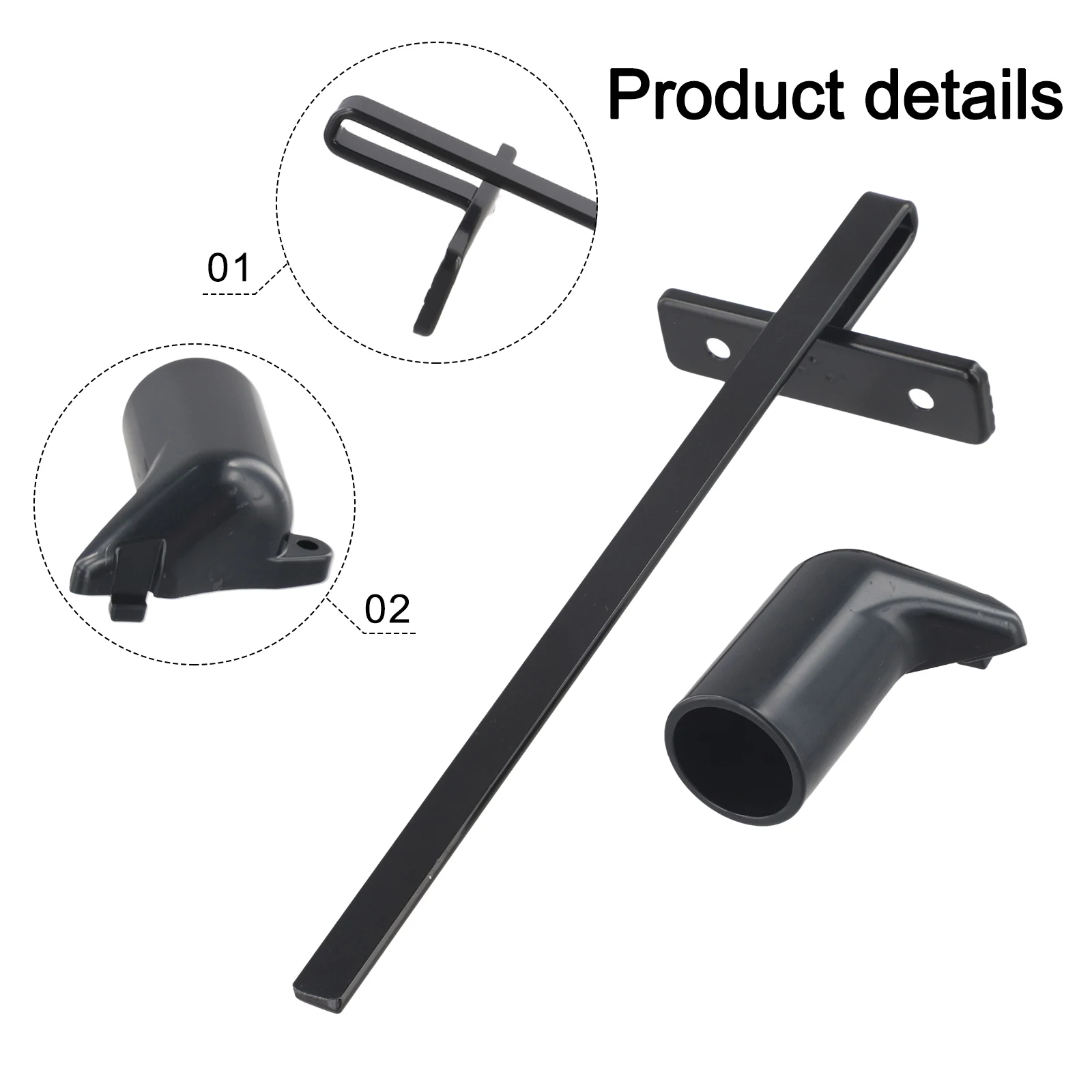 

Black as Picture Power Tool Accessories Accessory For Wood Cutting Replacement Accessory For DSS610 For DSS611 Plastic Material