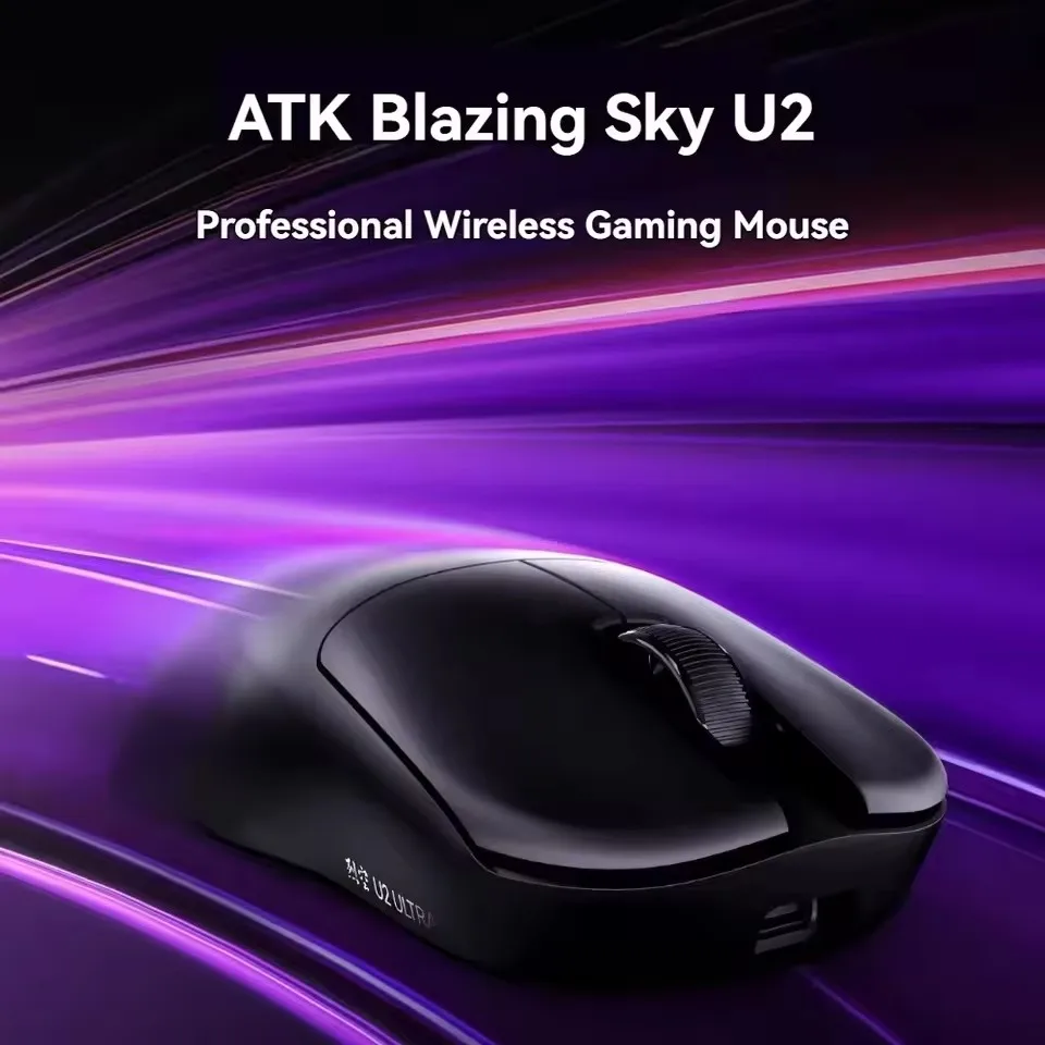 

EW ATK BlazingSky U2 Ultra Pro/Plus E-sports Mouse Bluetooth 8k Mice PAW3950 Tri Mode Lightweight Ergonomics Gaming Gift Mouse