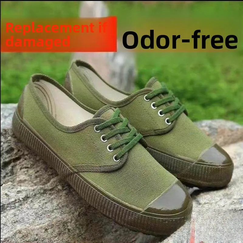 

Мужские износостойкие рабочие защитные ботинки, низкие кеды из парусины с резиновой подошвой, повседневная молодежная обувь для лета