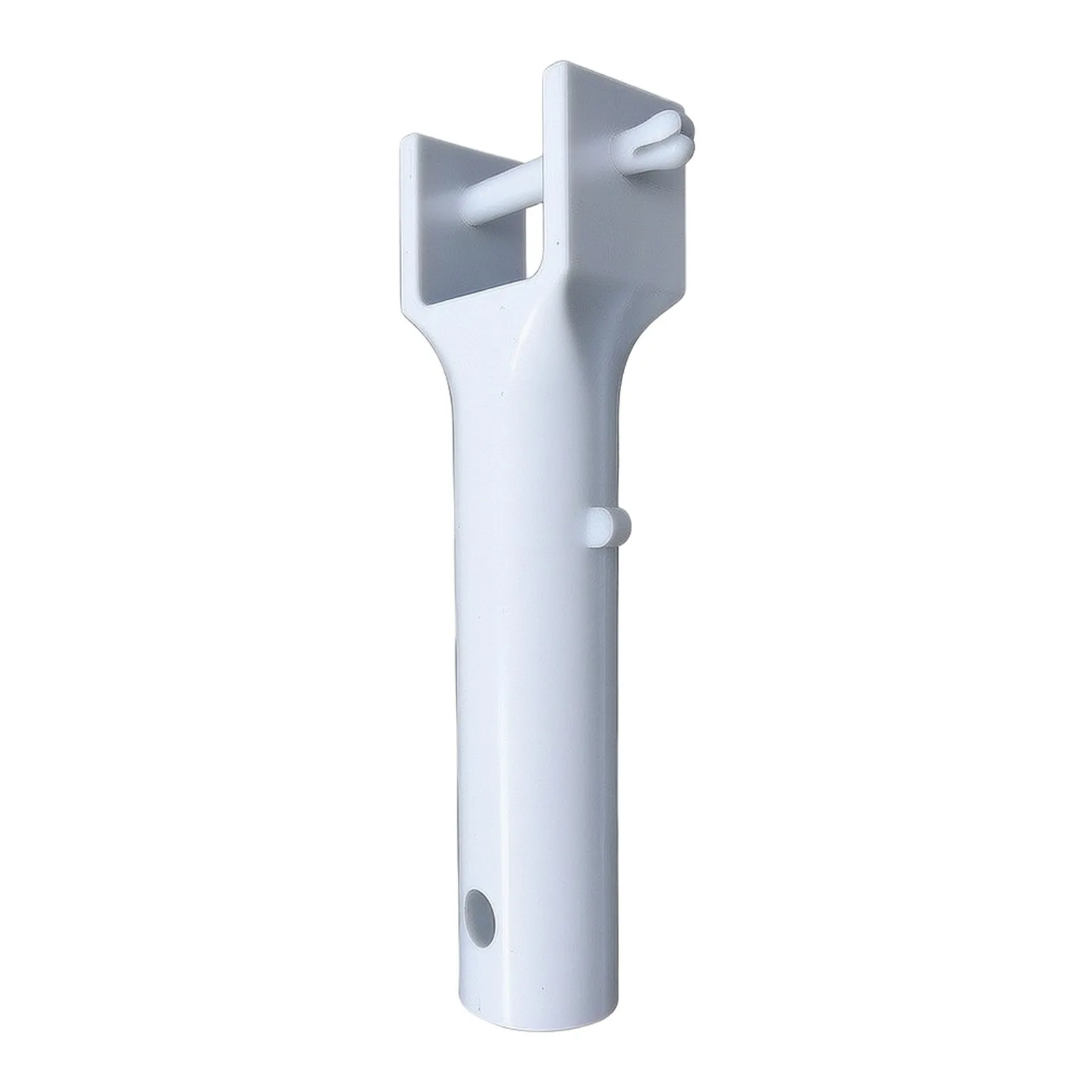 Vacuum Head Handle Replacement for Pool and Spa Maintenance Tools Featuring V-Clip and Lock Pin Assembly System