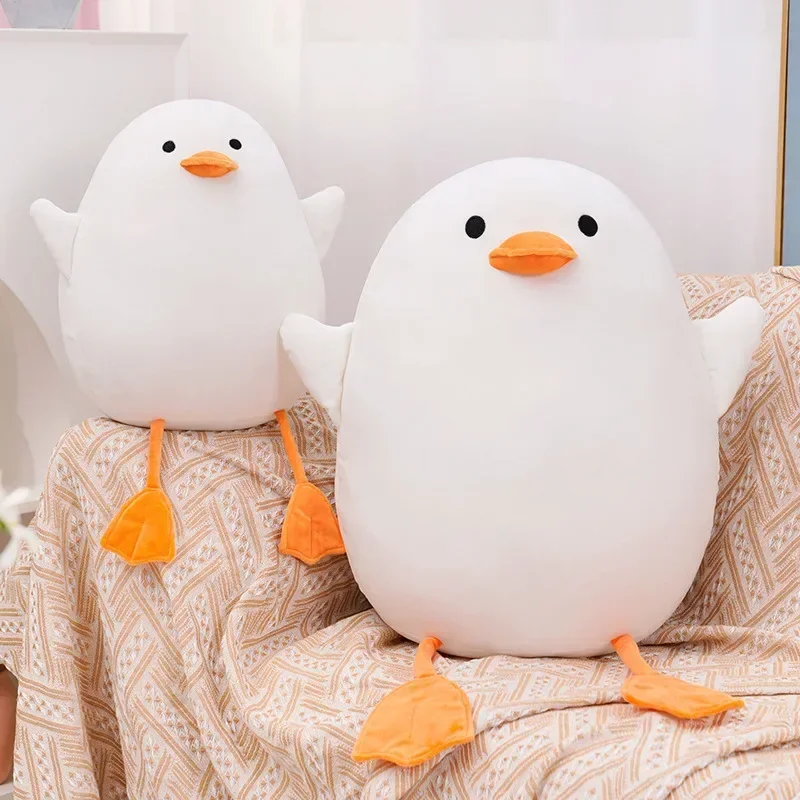 Duck Pillow Plush Toys Cute Pig Doll Girls Bed Holding A Sleeping Doll Round Pillow Cushion Doll