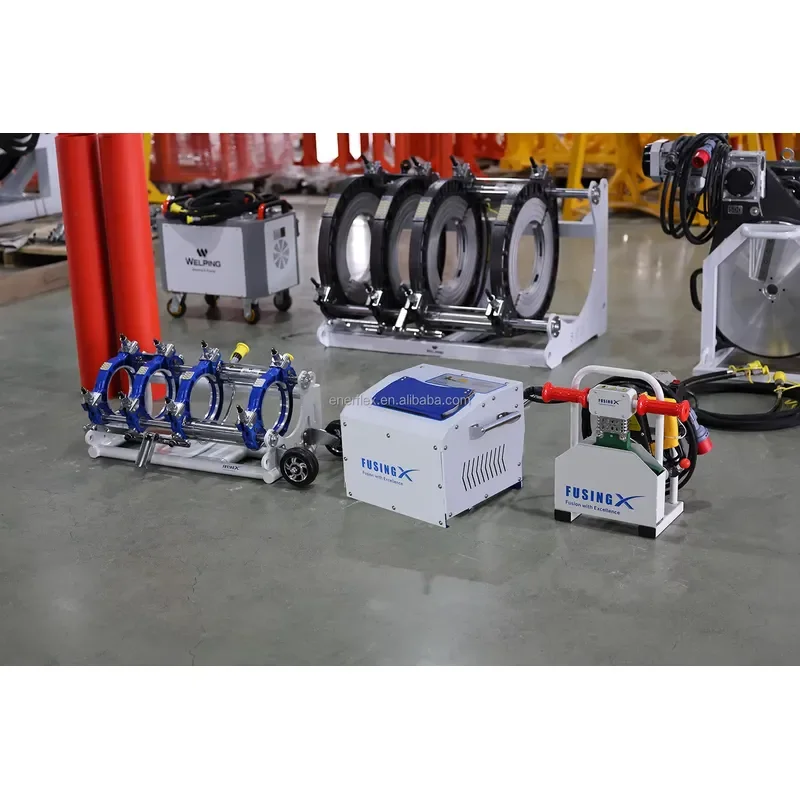 New Fusing X Hydraulic Butt Fusion Welding Machine HDPE Plastic Thermofusion Equipment 40-160mm 220V 3.65kW 2-Year Warranty