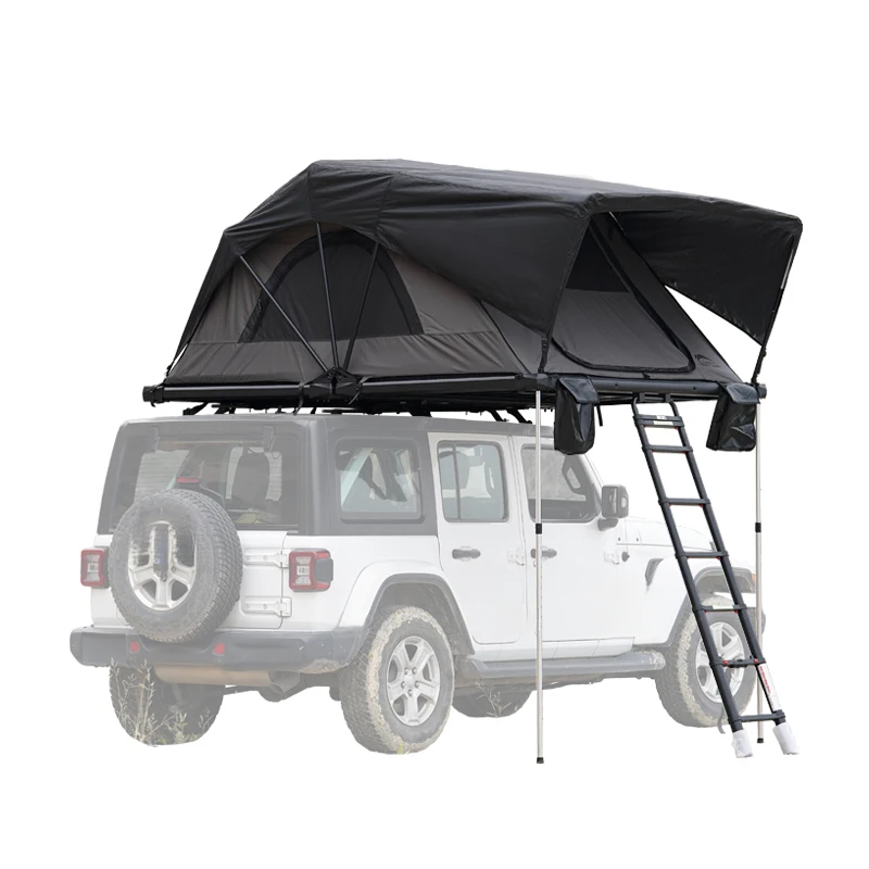 Hot Selling Wild Land Fold Out Roof Top Soft Rooftop Waterproof PU3000Mm Camping Tent 4 Person High Quality