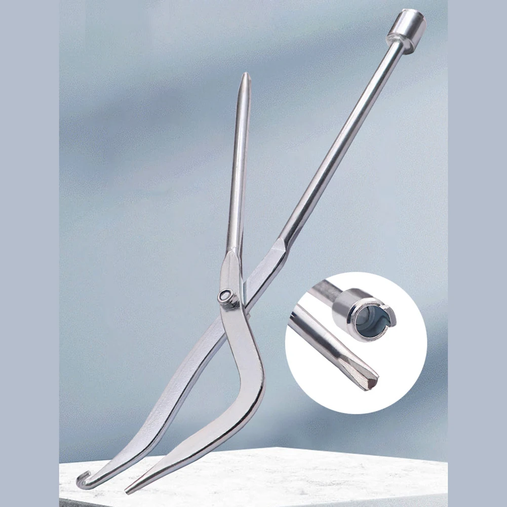 Spring Disassembly Pliers with Protective Sleeve for Drum Brake and Car Brake Spring Removal Tool for Garage and Workshop Use