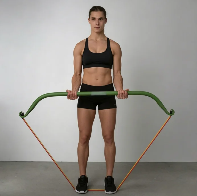 Portable Home Bow Arrow Fitness Resistance Belt Set Heavy Duty Multifunctional Full-Body Exercise Weightlifting Training