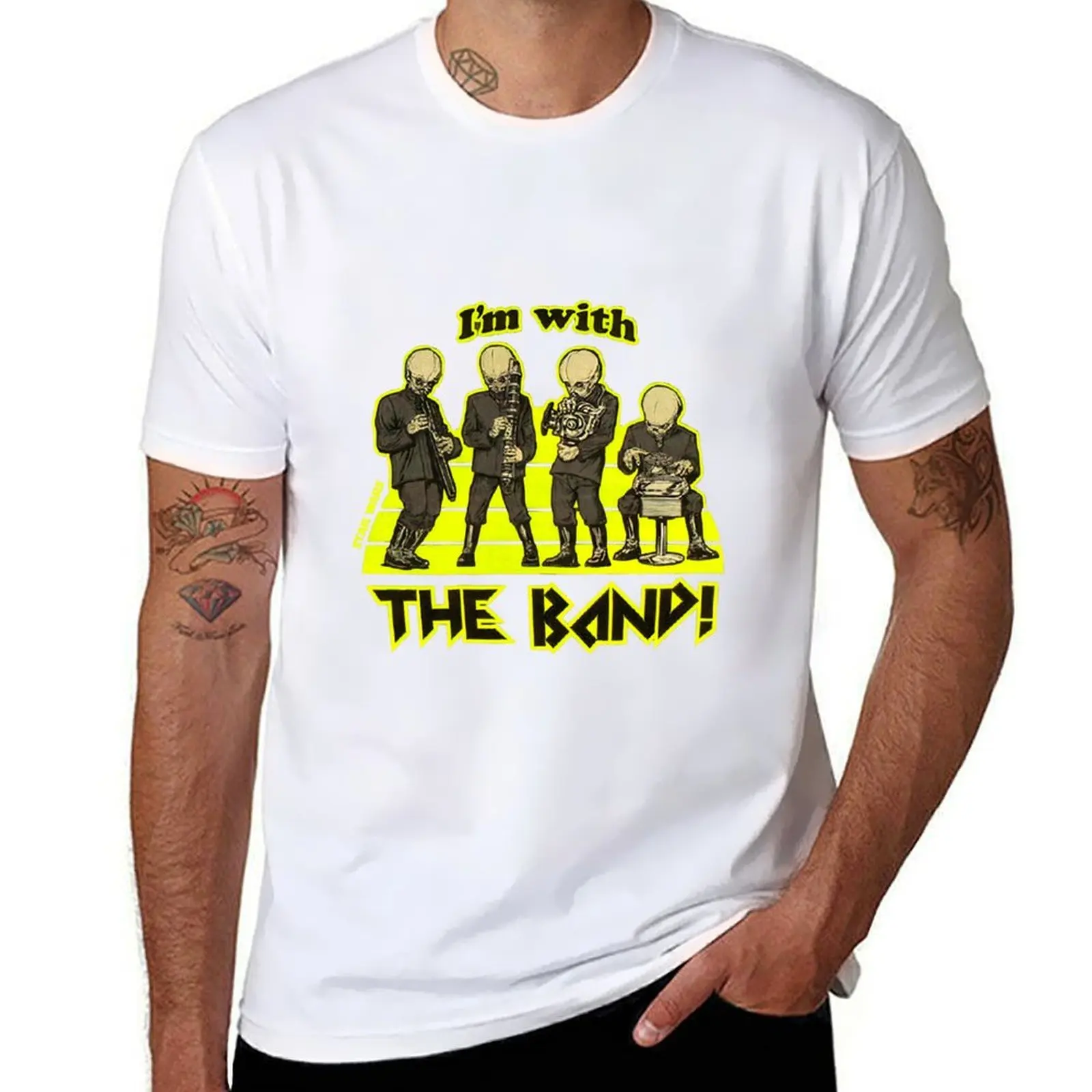 

Band Im With The Band T-Shirt man t shirts graphic t shirts for man pack white T-Shirt