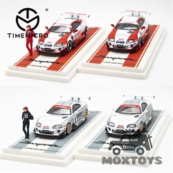 Time Micro 1:64 Supra A80Z #39 Red White / #8 Silver White Limited999 Diecast Model Car