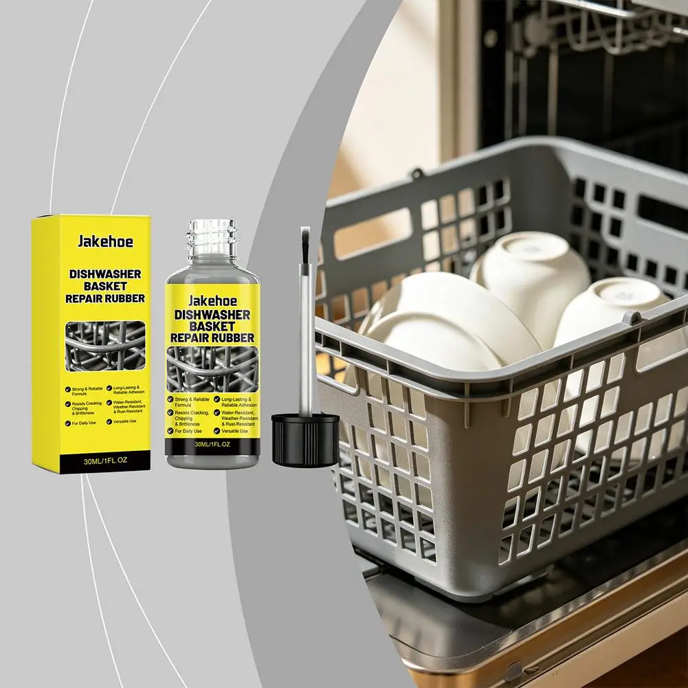 Dishwasher Basket Repair 30ml Rubber Appliance Basket Touchup Dishwasher Rack Restorer Paint Removable Rubber Coating