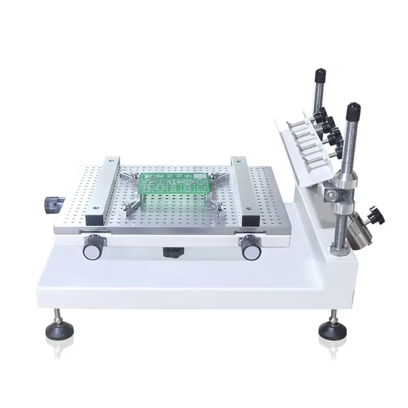 

Solder Paste Printer Manufacturers Precision Lead-free Screen Printing Table Manual Smt Stencil Printer