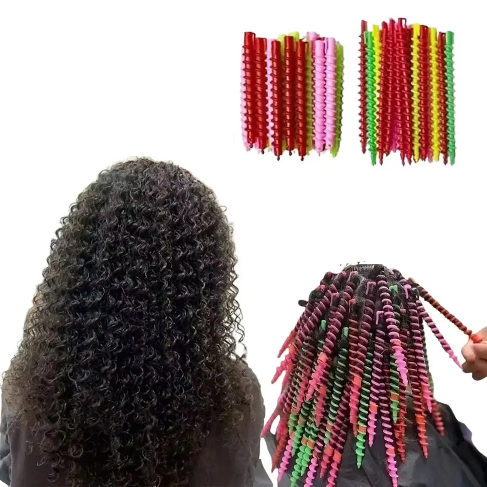 Profissional Spiral Plastic Perm Stick, Onda Multifuncional, Cold Perm Bar, DIY Magic Curly Hair Roller para Mulheres e Meninas