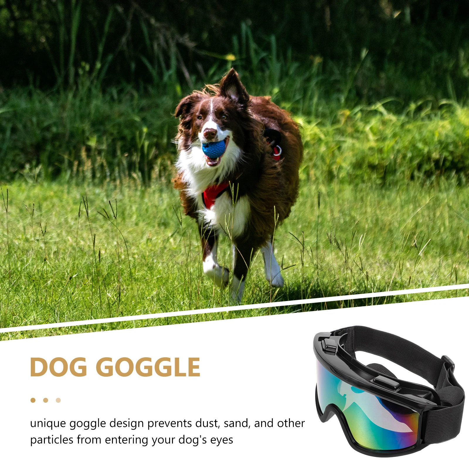 

Pet Sunglasses Silver Dog Goggles Small Breed Waterproof Windproof UV Protection Photo Prop Pet Eyewear Cat Glasses