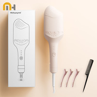 40mm Deep Wave Hair Crimper with Negative Ion - Adjustable Temperature Curling Iron for Long Lasting Wavy Hair, Anti-Frizz