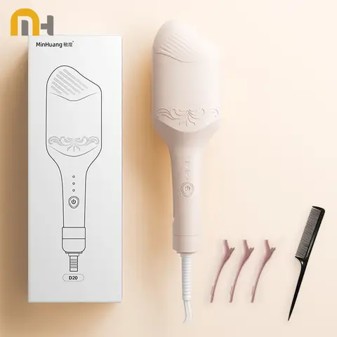 Pince à cheveux ondulée profonde de 40 mm avec ions négatifs - Fer à friser à température réglable pour cheveux ondulés longue durée, anti-frisottis