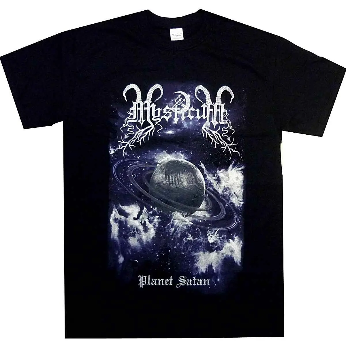 Mysticum Planet Satan Shirt S M L XL Official Tshirt Black  T-Shirt New