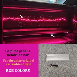For Chery Jetour Traveller T2 2023-2026 Car Co-pilot Starry Sky Light Panel Special Ambient Light 64 Color Tuning Accessories