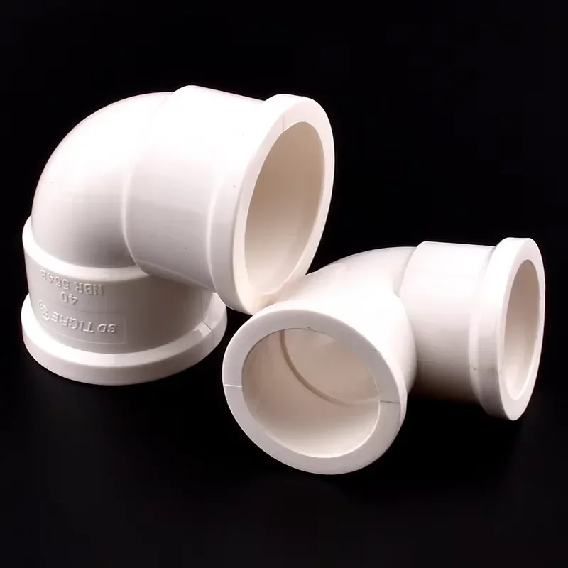 

White 20/25/32/40/50mm Thickening PVC Direct Elbow Tee Garden Irrigation 50CM PVC Water Pipe Aquarium Fish Tank Piping Connector