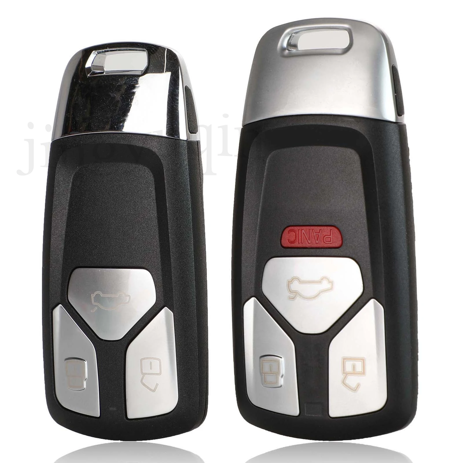 jingyuqin Upgrade Remote Car Key Shell For Audi Q7 SQ7 A4L A5 S5 2017- UP TT 2016- 3/4Buttons Key Cover Fob Case