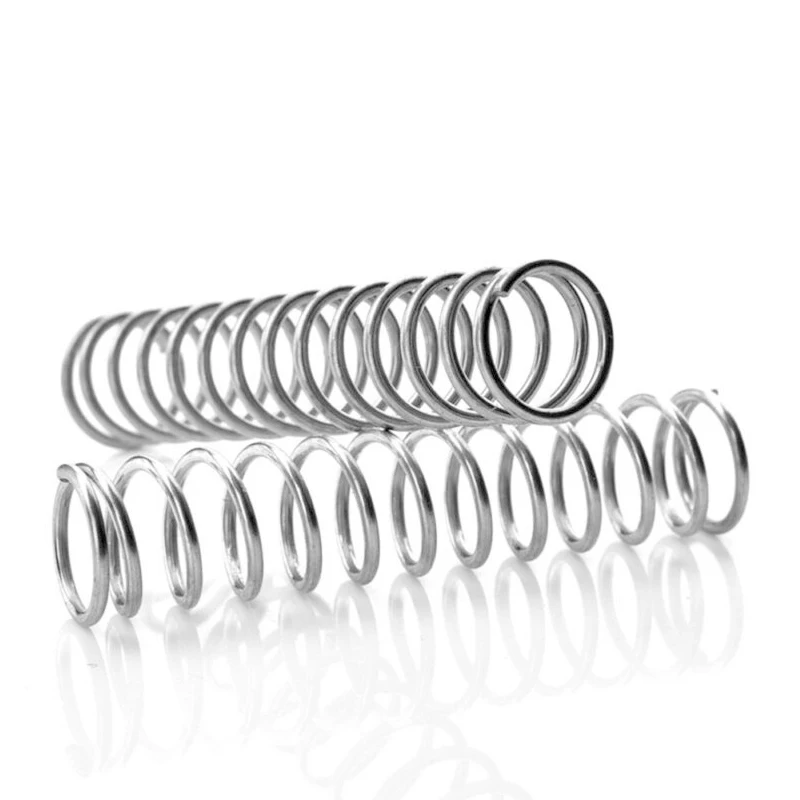 Wire Diameter 0.2mm Stainles Steel Micro Small Compression Spring OD  2mm/2.5mm/3mm/4mm Length 5-50mm 10Pcs