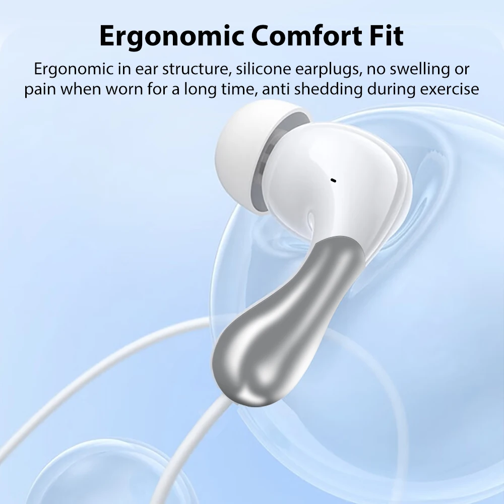 سماعات رأس سلكية USB من النوع C مع ميكروفون 3.5 ملم لسماعات سامسونج آيفون 17 وشاومي وهواوي أوبو هاي فاي للتحكم في الخط