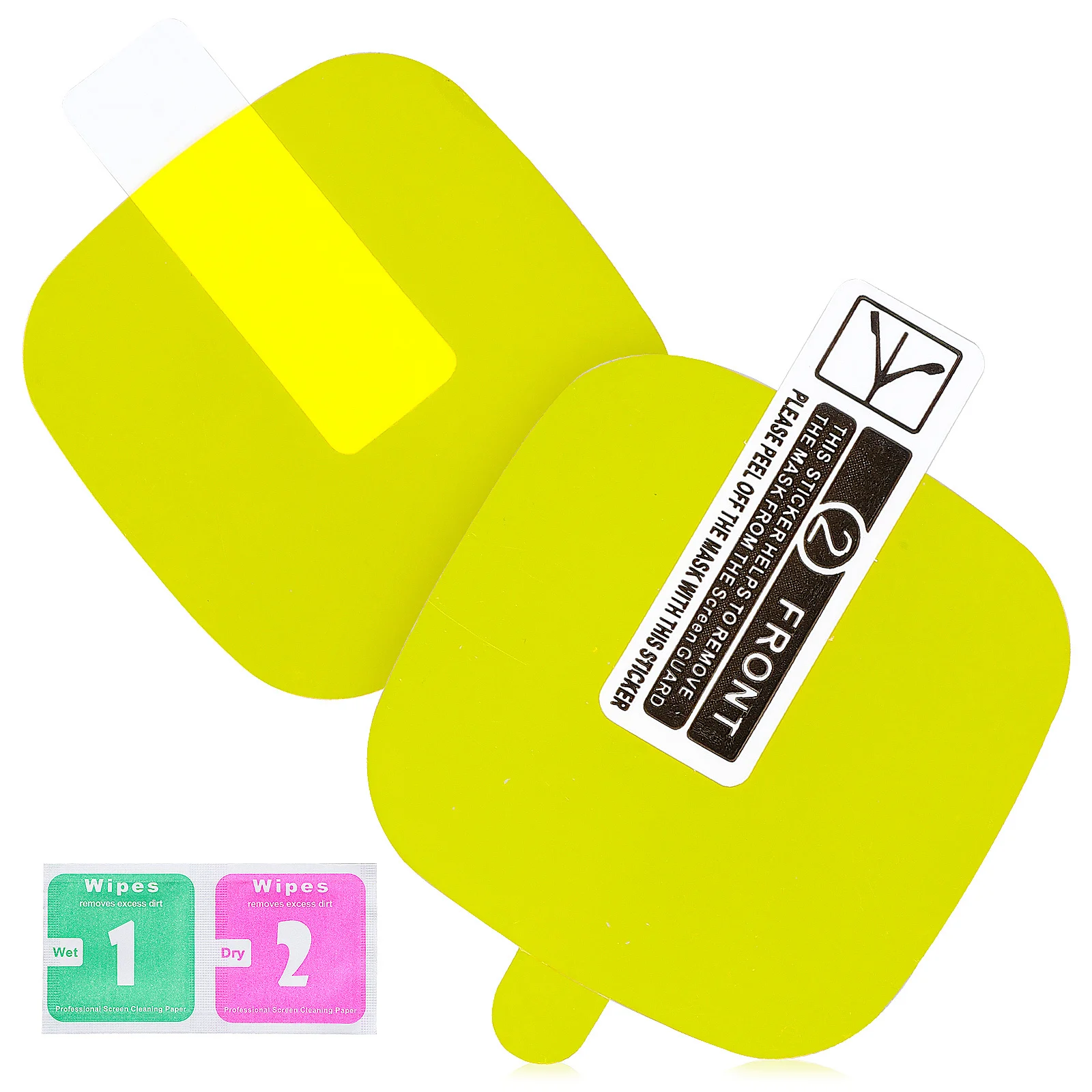 قطعتان من واقي شاشة الساعة الشفاف من مادة البولي يوريثان، تغطية كاملة لـ 3 قطع مضادة للخدش وسهلة التركيب