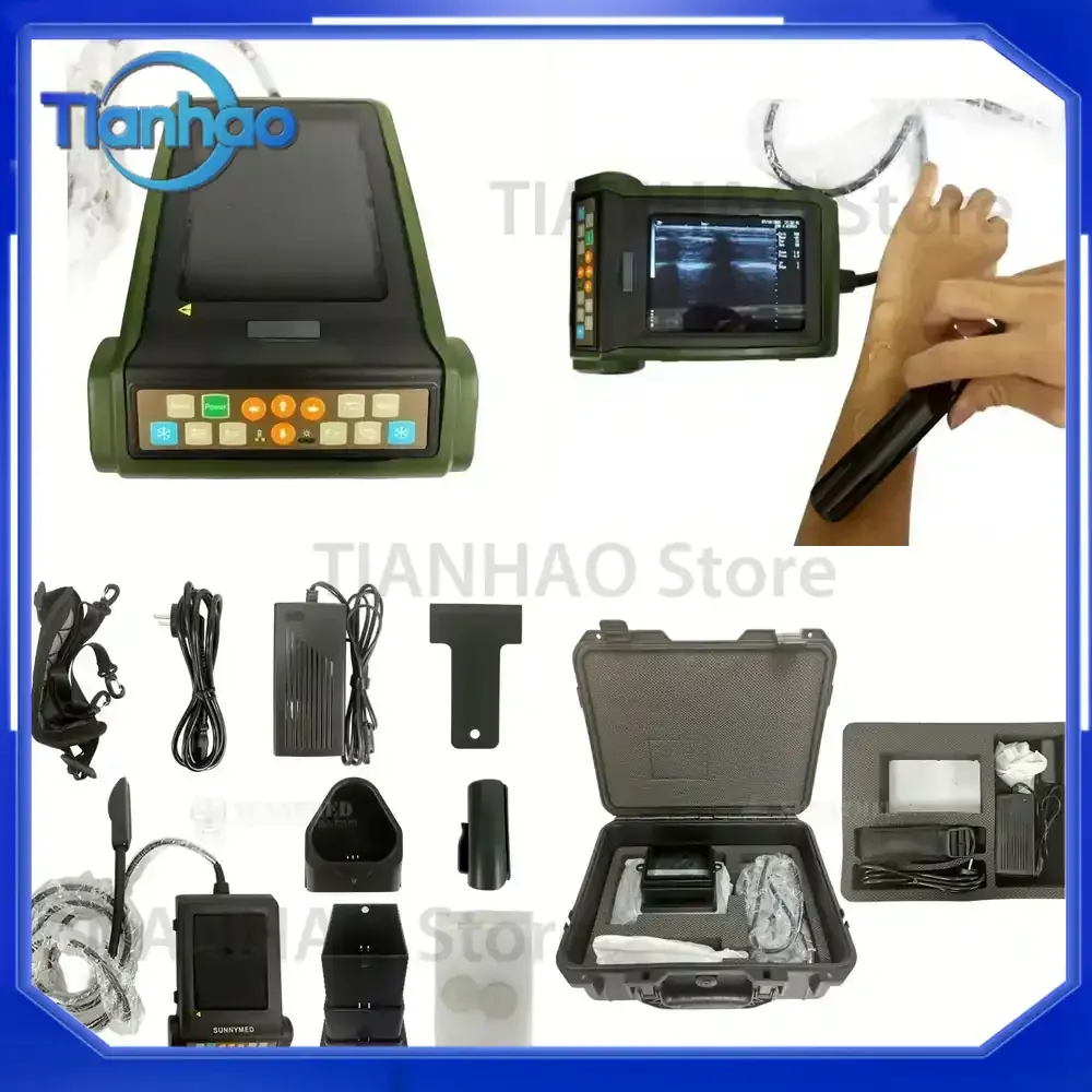 {custom}Portable Handheld Full Digital Black White Ultrasound Scanner for SY-AU10_vet for Veterinary Use at Factory Price