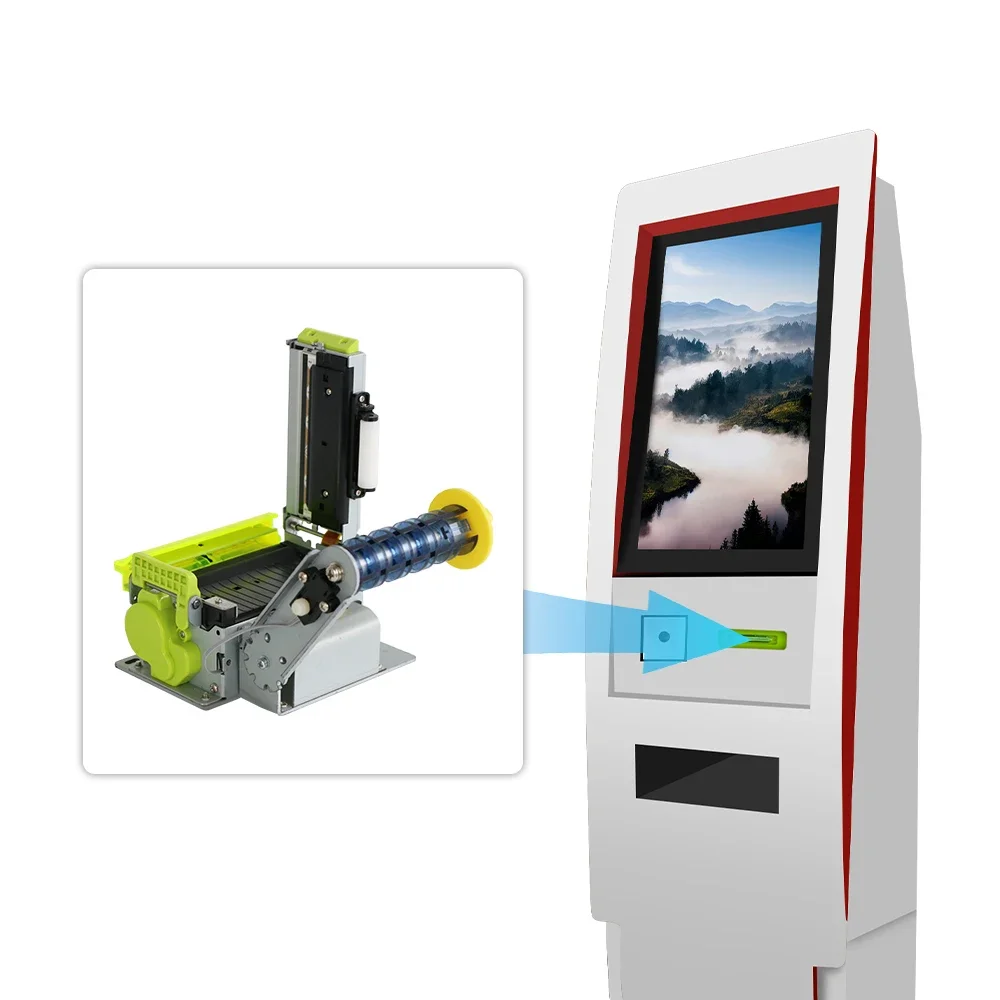 MS-EP8300-CL RS232+USB Kiosk Mount Thermal Ticket Printer 80mm Receipt  Printer with Anti-pulling for Catering Printer