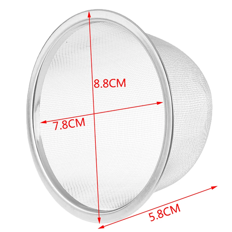 قطر 5-8 سنتيمتر قابلة لإعادة الاستخدام شبكة من الاستانلس استيل الشاي Infuser مصفاة إبريق الشاي ورقة التوابل تصفية درينكوير اكسسوارات المطبخ