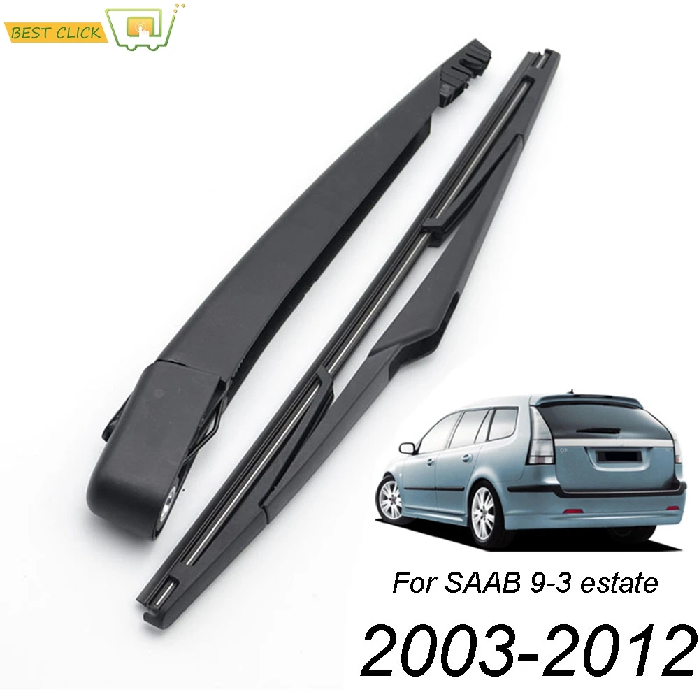 Misima Juego de brazo de limpiaparabrisas para SAAB 9-3 93 9,3 Estate Wagon ventana trasera 2003 2004 2005 2006 2007 2008 2009