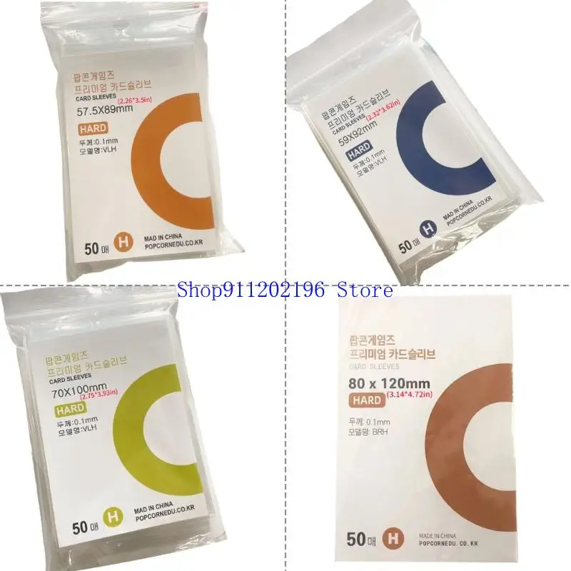 P82A Photocard Protector Kpop Card Sleeves Practical Card Protector for Album Cards