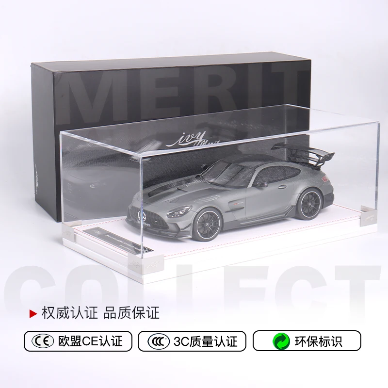 1:18 Edizione limitata Mercedes-Benz AMG GT Black Series1:18 Modello di simulazione di auto sportiva Regalo di raccolta, collezione per adulti.