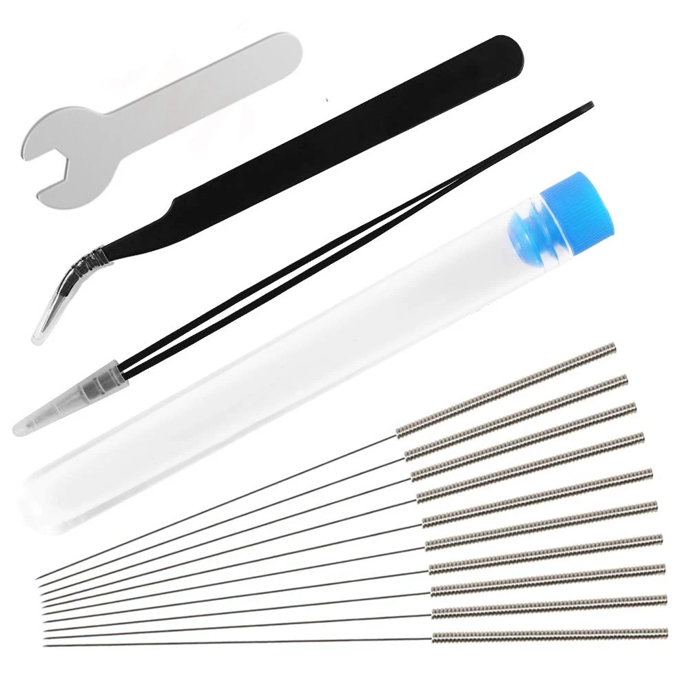 

Набор инструментов для 3D-принтера, аксессуары для 3D-принтеров, набор для чистки сопел, пинцет, для очистки 3D-принтеров