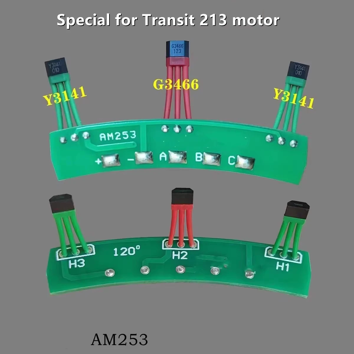 AM253 Y3141 G3466-U3141 Hall sensor Electric mohall protection board electric vehicle liquid cooling fifth wires