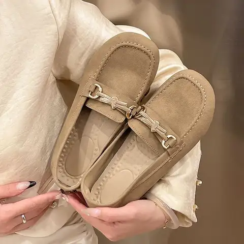 여성용 신발 라운드 발가락 슬립온 오피스 블랙 여성 플랫 편안하고 우아한 할인 저렴한 가격으로 젊은 최신 제공