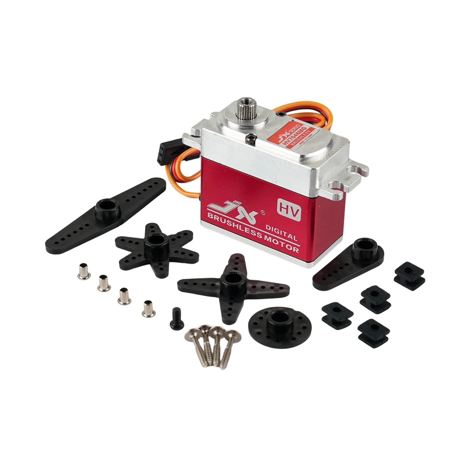 

Сервопривод JX Servo HV7046MG 47KG, бесщеточный, с большим крутящим моментом, полностью металлический, с ЧПУ, цифровой HV сервопривод для радиоуправляемых машин, вертолетов, дронов, роботов-манипуляторов
