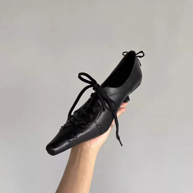 

Womens Mary Jane Shoes Fashion Retro Lolita High Heels for Woman Exquisite Square Head Casual Shoes Designer Shoes Zapatos Mujer