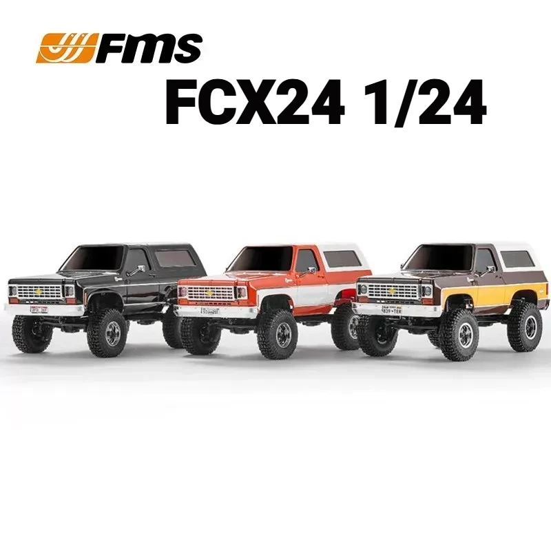 

Fms Fcx24 Rc Electric Double-Speed Off-Road Pickup Truck 1/24 Scale Desktop Climbing Car Model Toy Remote Control Vehicle