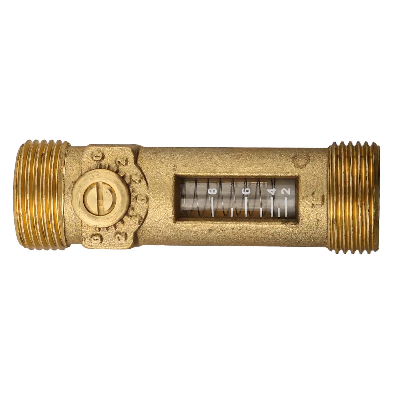 DN20 For HVAC Balancing Solution Reliable Brass Flow Meter with Visual Indication and Pressure Protection Features