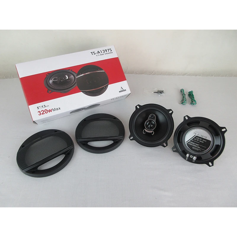 

320 Вт TS-A1397S 5-дюймовый автомобильный аудиодинамик Коаксиальный 5-дюймовый (1 пара динамиков)
