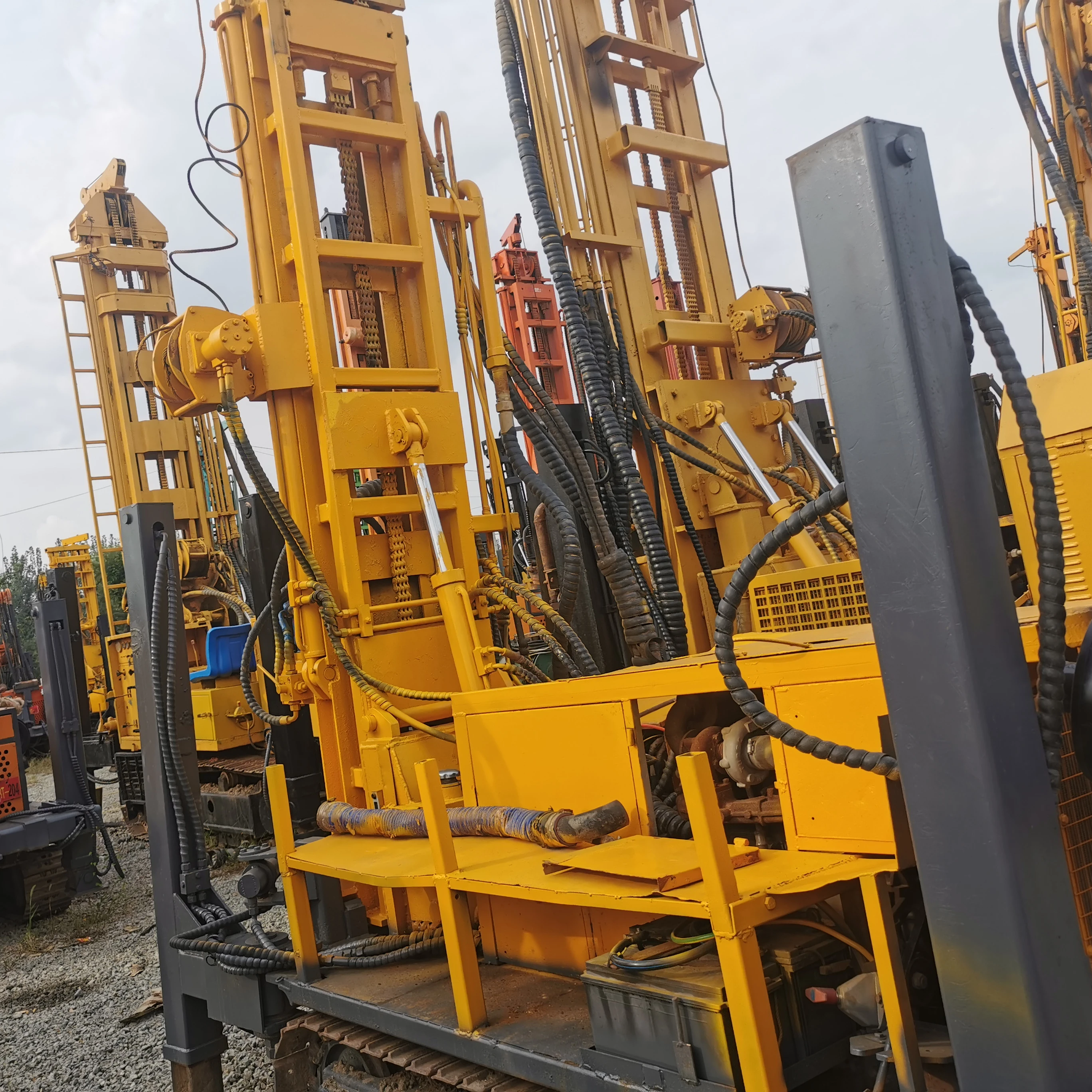 Used 200m depth water well drilling rig SL200 Used DTH drilling rig