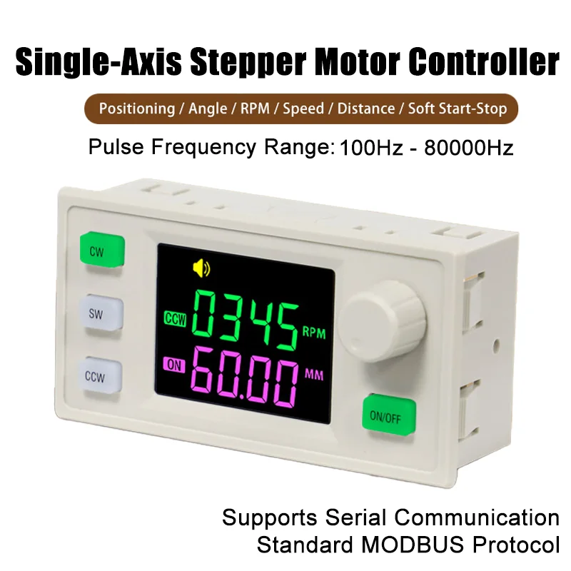 

XY-SMH Single-Axis Stepper Motor Controller DC 6-36V Motor Speed Controller Industrial PLC Compatible TTL Serial Communication