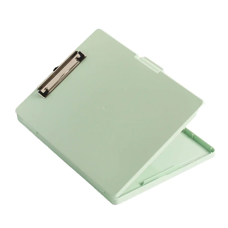 Portapapeles de archivos A4, soporte para bolígrafo, Bloc de notas, tablero de Clip, doble Clip, estuche de almacenamiento para archivar documentos, suministros de oficina para profesores y enfermeras