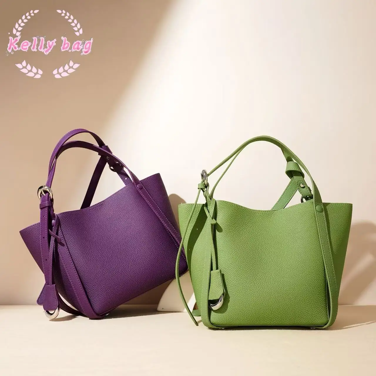 

Luxury Women's Genuine Cowhide Leather New Simple Niche Design Women's Large Capacity Handbag Genuine Leather Fashionable