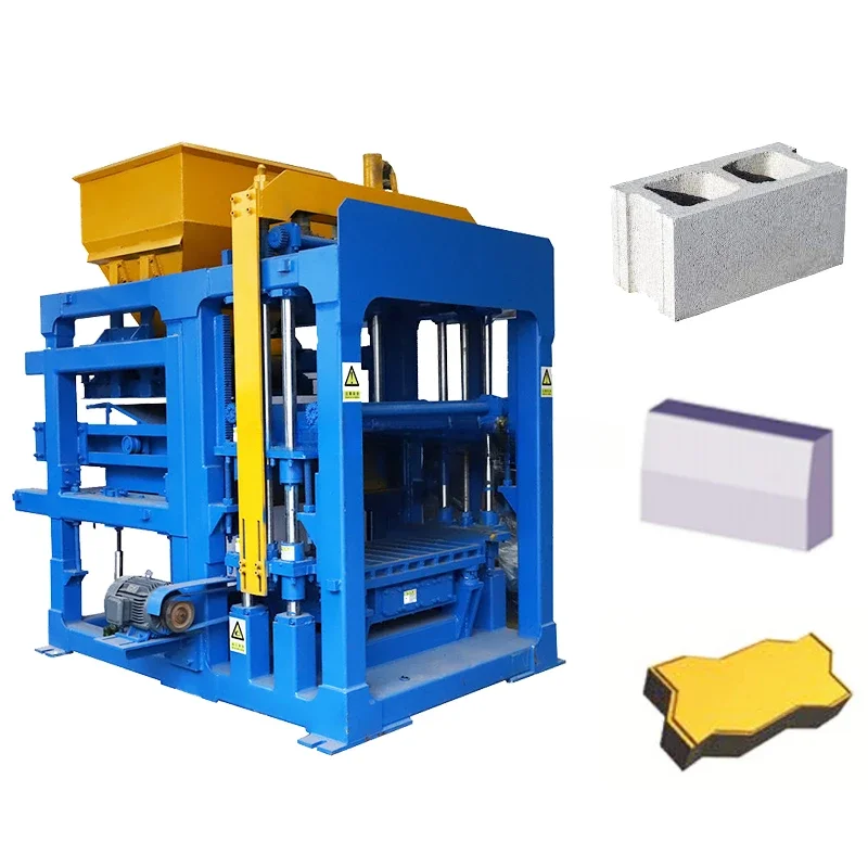 YG Cost Effective QT4-15 Automatic Interlocking Small Manual Business Ideas Indian Videos Brick Making Machine Price