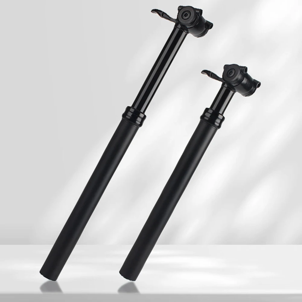 Sleek and Functional Bike Shock Dropper Seatpost Tailored for Mountain Biking Adventures with Easy Adjustments