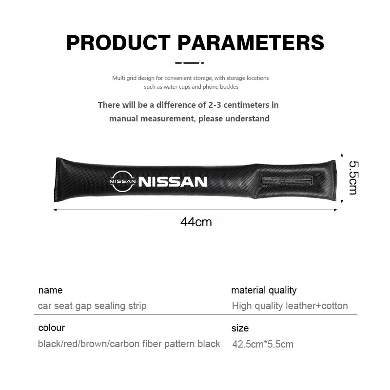 2 قطعة مقعد السيارة الفجوة ملء المكونات وسادة الجانب التماس مانعة للتسرب قطاع لنيسان قاشقاي جوك بولسار سنترا ألتيما باترول ميكرا روجو
