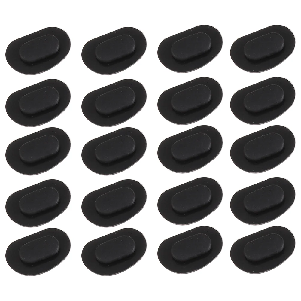 40 Pcs Anti- Slip Nose Pads Myopia Frame Glasses Cushion Eyeglass Cushions Black