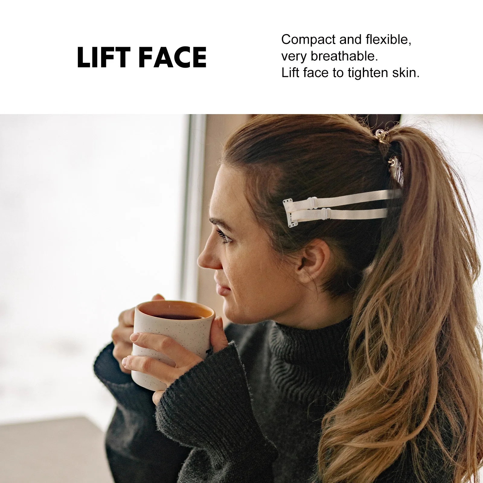 3 قطعة أشرطة شد الوجه أشرطة شد الجلد للنساء أدوات العناية بالوجه شركة مظهر جديد هدية للأصدقاء أشرطة شد الجلد