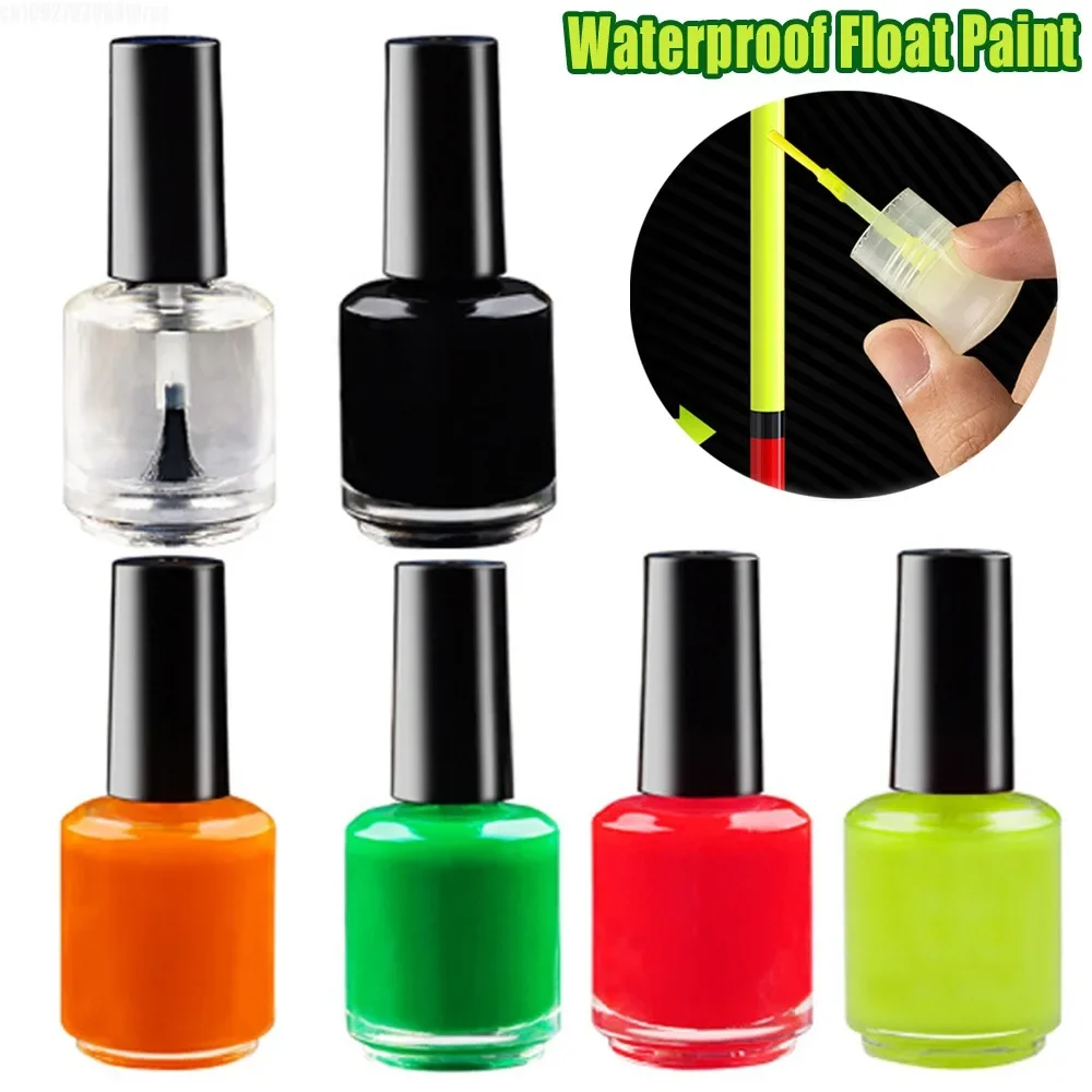 Peinture flottante de pêche fluorescente haute visibilité, liquide de réparation à séchage rapide, indicateur de matériel professionnel pour la pêche de nuit